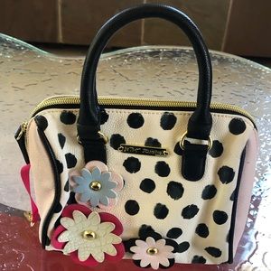 Betsy Johnson polka dot bag purse